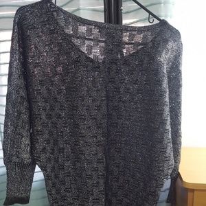 3/4sleeve sparkly sweater F21